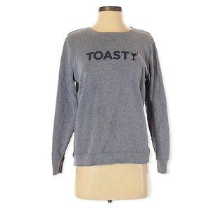 Old navy toasty Martini longsleeve sweatshirt gray S pull over warm winter TMT